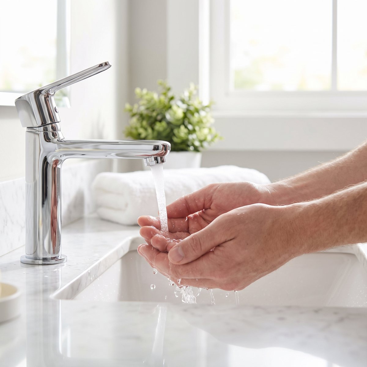 Rinse under running water
